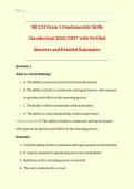 NR 224 Exam 1&vert; 2026&sol;2027 &vert; Chamberlain &vert; Fundamentals Skills &vert;Questions with Verified Answers and Detailed Rationales &vert; Nursing Fundamentals&comma; Safety&comma; Infection Control&comma; Clinical Judgment &vert; Get HighScore &NewLine;&NewLine;