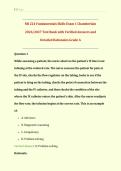 NR 224 Fundamentals Skills Exam 1 Chamberlain University 2026&sol;2027 &vert; Test Bank with Verified Questions and Answers and Detailed Rationales &vert; Nursing Fundamentals&comma; Safety&comma; Infection Control&comma; Clinical Judgment &vert; Get HighScore &vert; Instant Download&NewLine;&NewLine;