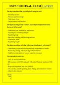 NSPN 7100 FINAL EXAM QUESTIONS AND ANSWERS 2026 - 2027 