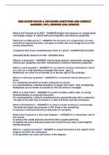 OMG-OCSMP-MU100 & 200 EXAMS QUESTIONS AND CORRECT ANSWERS 100&percnt; VERIFIED 2026 UPDATE&excl;&excl;