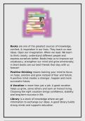 General Information & Positive Thinking