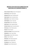MEDITECH TEST CERTIFICATION SCRIPT 2026&NewLine;QUESTIONS WITH SOLUTIONS GRADED A&plus;&NewLine;
