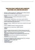 ISQS 2340 EXAM 3 NEW SET WITH COMPLETE SOLUTIONS 100&percnt; VERIFIED 2026-2027&excl;&excl;