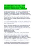 NR 603-KNOW THIS AND FINISH ALREADY EXAM QUESTIONS & VERIFIED ANSWERS ALL PASSED