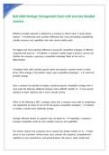 BUS 6600 Strategic Management Exam with accurate detailed answers