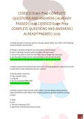 CIDESCO Exam Prep COMPLETE &NewLine;QUESTIONS AND ANSWERS &vert; ALREADY &NewLine;PASSED &vert; 2026 CIDESCO Exam Prep &NewLine;COMPLETE QUESTIONS AND ANSWERS &vert; &NewLine;ALREADY PASSED &vert; 2026