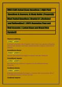 WGU C180 Actual Exam Questions &vert; High-Yield&NewLine; Questions & Answers&comma; & Study Guide &vert;Frequently &NewLine;Most Tested Questions &vert;Graded A&plus; &comma;Reviewed&NewLine; and Rationalized &vert; 100&percnt; Guarantee Pass and &NewLine;Well Accurate &vert; Latest Exam and Brand New &NewLine;Version&excl;&excl;&excl;&NewLine;