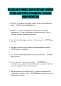 BUAD 304 FINAL EXAM STUDY GUIDE &NewLine;WITH VERIFIED ANSWERS &vert; BRAND &NewLine;NEW VERSION