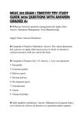 MG WPR4 PREPARATION TEST 2026&NewLine;QUESTIONS AND CORRECT ANSWERS&NewLine;GRADED A&plus;