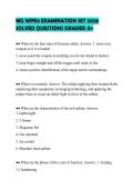 MG WPR4 UPDATED SCRIPT 2026&NewLine;PRACTICE SOLUTIONS GRADED A&plus;