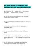 MG WPR4 CERTIFICATION PAPER 2026&NewLine;FULL SOLUTION GRADED A&plus;