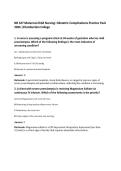 NR 327 Maternal-Child Nursing&colon; Obstetric Complications Practice Pack&NewLine;2026 &vert;Chamberlain College