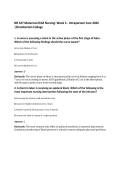 NR 327 Maternal-Child Nursing&colon; Week 3 - Intrapartum Care 2026&NewLine;&vert;Chamberlain College