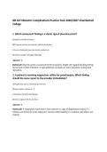 NR 327 Obstetric Complications Practice Pack 2026&sol;2027 Chamberlain&NewLine;College