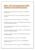 WGU D774 Pre-Assessment 2 2026&colon; Questions and Verified Answers Study Guide
