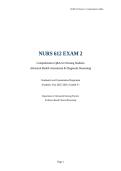 NURS 612 Advanced Health Assessment & Diagnostic Reasoning &vert; 2025&ndash;2026 Exam 2 Comprehensive Q&A for Graduate Nursing Students