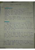 Class notes Mental health  