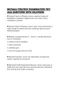 MGT8803 STRATEGY COMPREHENSIVE&NewLine;REVIEW 2026 FULL QUESTIONS AND&NewLine;VERIFIED ANSWERS