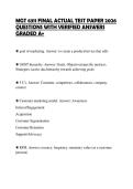 MGT 6311 FINAL PREPARATION SHEET&NewLine;2026 QUESTIONS AND VERIFIED&NewLine;SOLUTIONS GUARANTEED TO PASS