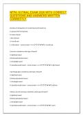 NFPA 10 Final Exam 2026&colon; Questions and Answers Study Guide
