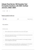Milady Final Review 100 Question Test &vert;Complete Solutions with 100&percnt; Verified Answers&comma; 2026 &vert; 2027&period;