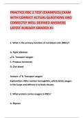PRACTICE RBC 2 TEST &lpar;EXAMPLES&rpar; EXAM &NewLine;WITH CORRECT ACTUAL QUESTIONS AND &NewLine;CORRECTLY WELL DEFINED ANSWERS &NewLine;LATEST ALREADY GRADED A&plus;
