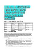 2026&sol;2027 The Elite Texas Land Surveying Boundary Law Test Bank&colon; RPLS & LSLS Exam Prep &lpar;60 Q&A&rpar;