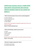 CUSECO Exam Questions Version 1 EXAM LATEST &NewLine;2026 UPDATE 100 QUESTIONS AND DETAILED &NewLine;VERIFIED ANSWERS FROM ACTUAL EXAMS TEST &NewLine;GRADE A&plus; 