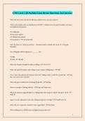 CWB Level 2 All Modules Exam Review Questions And Answers