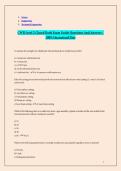 CWB Level 2 Closed Book Exam Guide Questions And Answers - 100&percnt; Guaranteed Pass