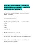 MISY 5325 COMPREHENSIVE&NewLine;EXAMINATION TEST 2026 VERIFIED&NewLine;QUESTIONS AND ANSWERS GRADED A&plus;