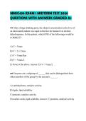 MMSC436 EXAM 1 FINAL PAPER 2026&NewLine;QUESTIONS WITH SOLUTIONS GRADED A&plus;