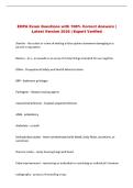 EOPA Exam Questions with 100&percnt; Correct Answers &vert; Latest Version 2026 &vert; Expert Verified 