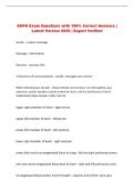 EOPA Exam Questions with 100&percnt; Correct Answers &vert; Latest Version 2026 &vert; Expert Verified 
