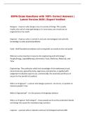 EOPA Exam Questions with 100&percnt; Correct Answers &vert; Latest Version 2026 &vert; Expert Verified 