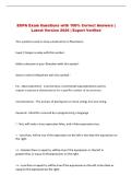 EOPA Exam Questions with 100&percnt; Correct Answers &vert; Latest Version 2026 &vert; Expert Verified 