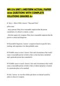 MN 576 UNIT 5 MIDTERM TEST PAPER 2026&NewLine;QUESTIONS WITH SOLUTIONS GRADED A&plus;