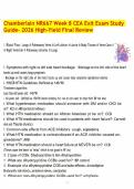 Chamberlain NR667 CEA Exit Exam Bundle &ndash; High‑Yield Final Review & Practice &lpar;Advanced Diagnostics&comma; Hematology&comma; Oncology&comma; Dermatology &vert; 2026&rpar;