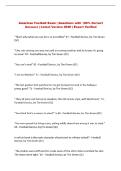 Football Exam Questions with 100&percnt; Correct Answers &vert; Latest Version 2026 &vert; Expert Verified 