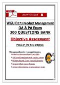 WGU D373 Product Management OA & PA Exam &ndash; Complete Study Guide