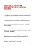 OHS EXAM  1 QUESTIONS COMPLETE AND 100&percnt; VERIFIED ANSWERS &vert; VERIFIED EXAM QUESTIONS 