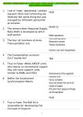 SUPPORT OPERATIONS PH II &lpar;PRE EXAM STUDY GUIDE&rpar; &comma; SPO PHASE 1 QUESTIONS AND CORRECT RATIONALES