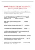 FSRT   Exam Questions with 100&percnt; Correct Answers &vert; Latest Version 2026 &vert; Expert Verified 