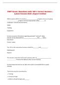 FSRT   Exam Questions with 100&percnt; Correct Answers &vert; Latest Version 2026 &vert; Expert Verified 