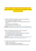 STRATEGIC MANAGEMENT OF TECHNOLOGICAL INNOVATION &lpar;SCHILLING&rpar; 7TH ED&period; &vert; COMPLETE EXAM REVIEW &vert; 100&percnt; VERIFIED QUESTIONS AND ANSWERS &vert; ALL CHAPTERS &vert; PASS GUARANTEE &lpar;2026&sol;2027&rpar;