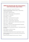 Google Cloud DevOps and SREs Exam Questions with &NewLine;100&percnt; Correct Answers &vert; Latest Version 2026 &vert; Expert &NewLine;Verified 