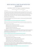HESI Critical Care Exam &vert; 2026 NGN-Aligned Questions and Answers for CCRN and NCLEX Preparation