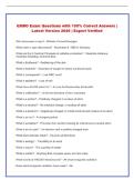 Google Cloud DevOps and SREs Exam Questions with &NewLine;100&percnt; Correct Answers &vert; Latest Version 2026 &vert; Expert &NewLine;Verified 