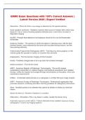Google Cloud DevOps and SREs Exam Questions with &NewLine;100&percnt; Correct Answers &vert; Latest Version 2026 &vert; Expert &NewLine;Verified 