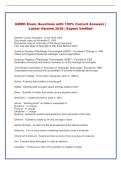 GXMO   Exam Questions with 100&percnt; Correct Answers &vert; Latest Version 2026 &vert; Expert Verified 